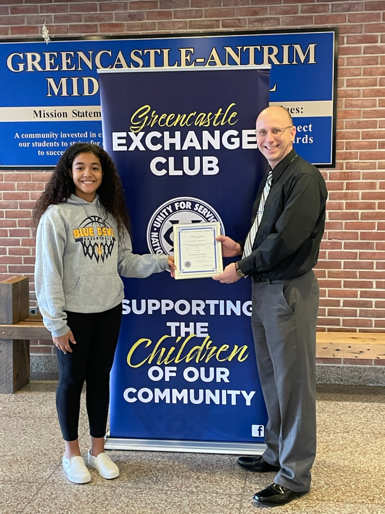 Image of Exchange Club - Young Citizen of the Month of January - Olivia Carey