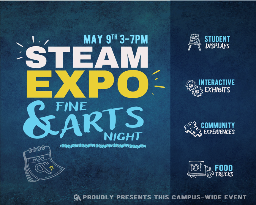 Steam Expo & Fine Arts Night May 9