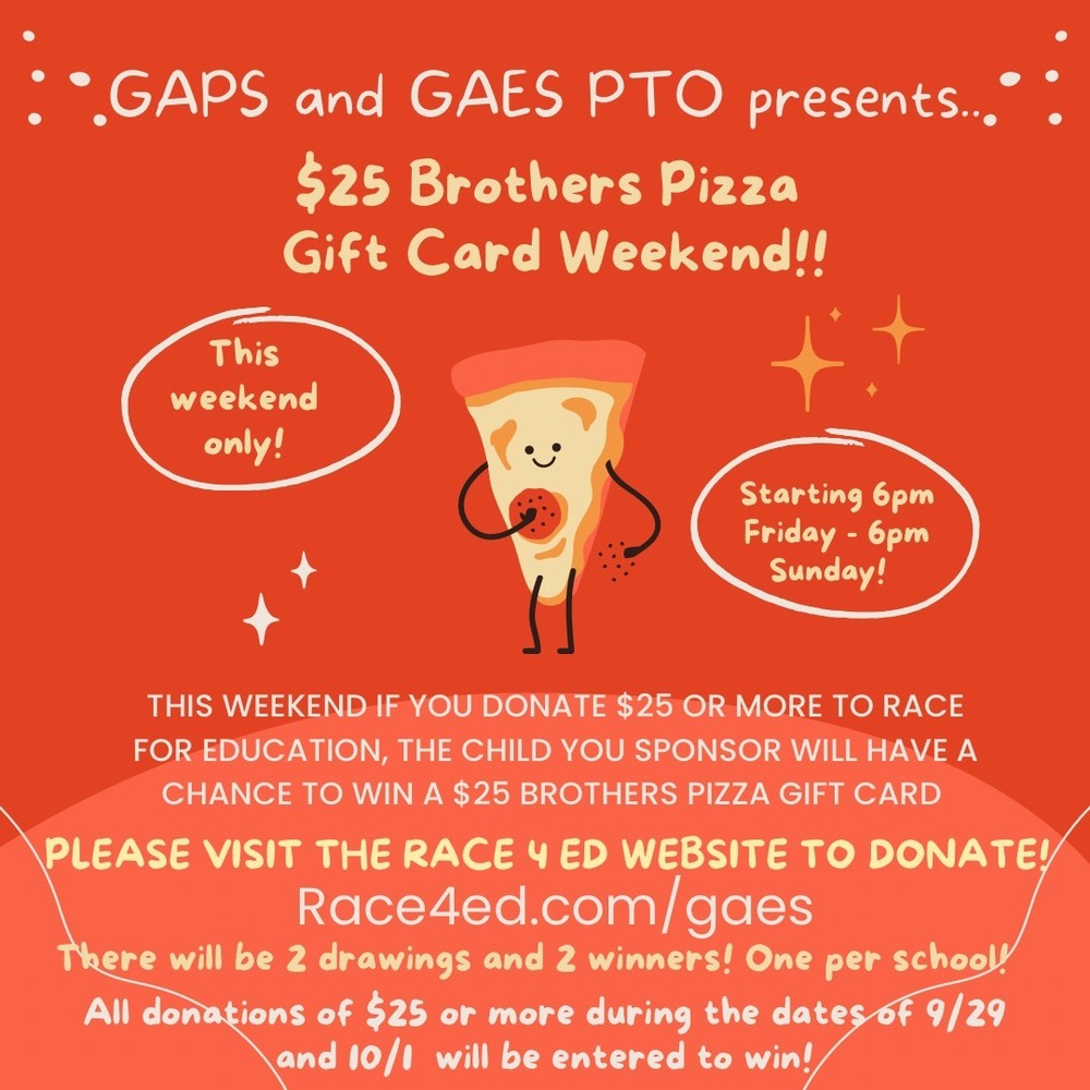 PTO Presents a Chance to Win a 25 Gift Card to Brother's Pizza