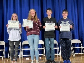 Spelling Bee Four Finalists